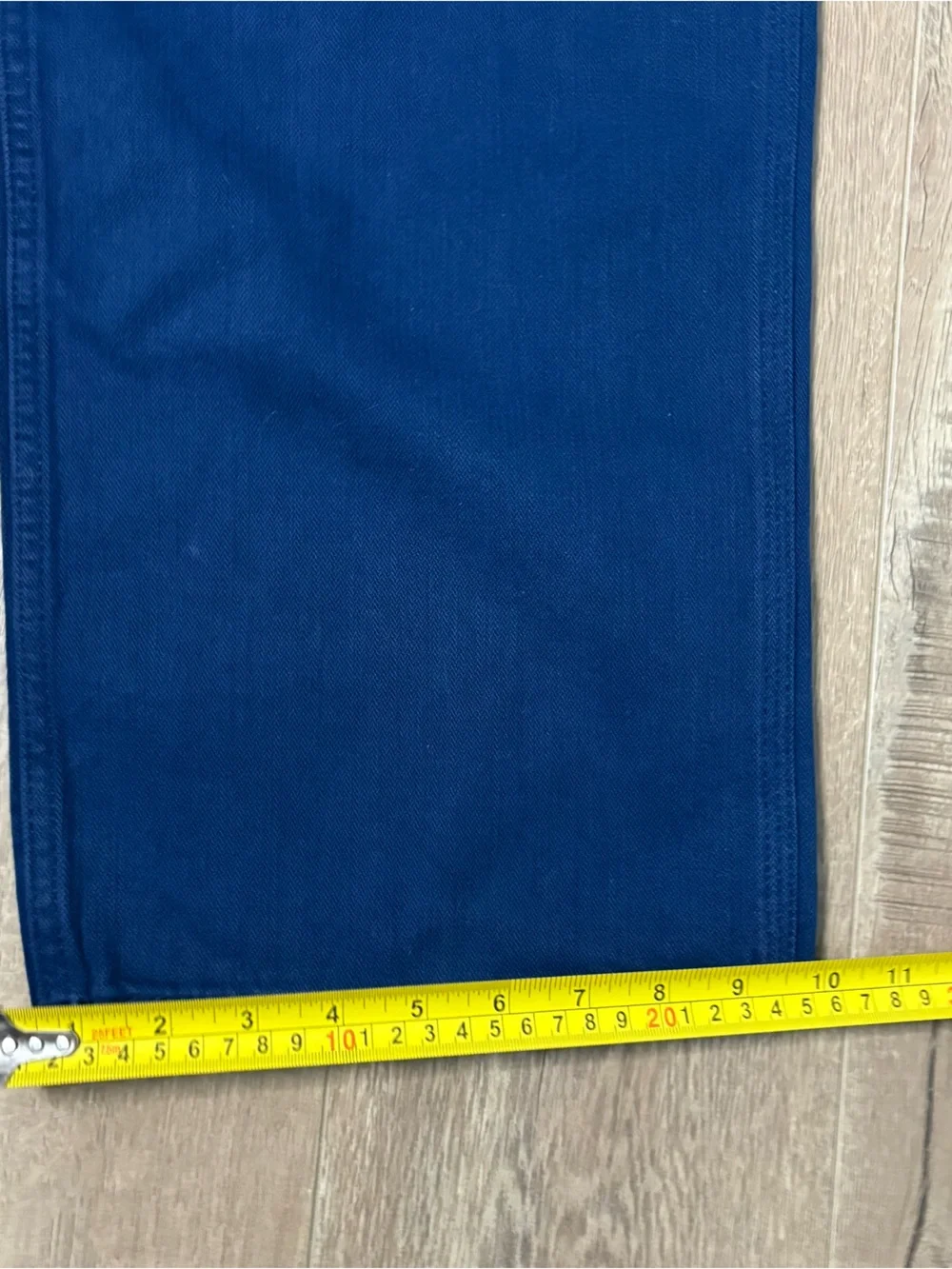 NWT Goodfellow Relaxed Straight Utility Pants 38x32 Blue Cotton Workwear